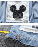 Load image into Gallery viewer, Kids Mouse Denim Jacket