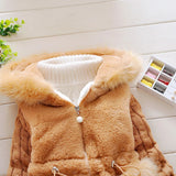 Load image into Gallery viewer, Kids Plush Hooded Jacket 