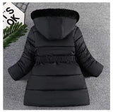 Load image into Gallery viewer, Girls Heart Pattern Winter Jacket