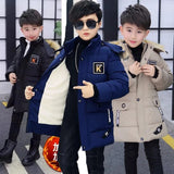 Load image into Gallery viewer, Kid&#39;s Hooded Cotton Coat