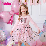 Load image into Gallery viewer, Butterfly Stars Princess Mesh Dress