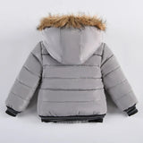 Load image into Gallery viewer, Zip Up Fur Jacket with Hood