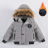 Load image into Gallery viewer, Zip Up Fur Jacket with Hood