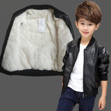 Load image into Gallery viewer, Baby Boy Leather Jacket 