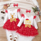 Load image into Gallery viewer, Babys First Christmas Outfit