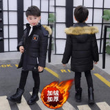 Load image into Gallery viewer, Kid&#39;s Hooded Cotton Coat