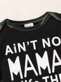 Load image into Gallery viewer, An Embertorn &quot;Ain&#39;t No Mama Like the One I Got&quot; Romper Set (3 pcs) [0-18M] that says ain&#39;t no mama like the one.