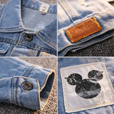 Load image into Gallery viewer, Kids Mouse Denim Jacket