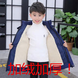 Load image into Gallery viewer, Kid&#39;s Hooded Cotton Coat