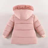 Load image into Gallery viewer, Kids Flower Jacket Fur Coat