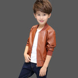 Load image into Gallery viewer, Baby Boy Leather Jacket 