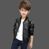 Load image into Gallery viewer, Baby Boy Leather Jacket 