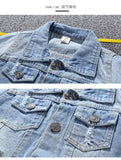 Load image into Gallery viewer, Kids Mouse Denim Jacket