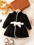 Load image into Gallery viewer, Baby Belted Princess Coat Dress