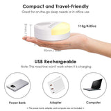 Load image into Gallery viewer, USB White Noise Sleep Machine Night Light with Timer