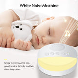 Load image into Gallery viewer, USB White Noise Sleep Machine Night Light with Timer