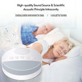 Load image into Gallery viewer, USB White Noise Sleep Machine Night Light with Timer