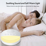 Load image into Gallery viewer, USB White Noise Sleep Machine Night Light with Timer