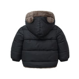 Load image into Gallery viewer, Thickened Down Warm Bear Jacket with Zipper &amp; Hood [18M-6Y]