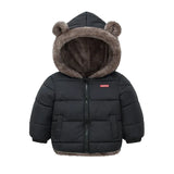 Load image into Gallery viewer, Thickened Down Warm Bear Jacket with Zipper &amp; Hood [18M-6Y]