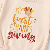 Load image into Gallery viewer, Thanksgiving Bubble Romper 